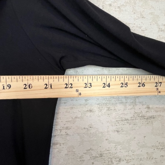 EILEEN FISHER Black Maxi Dress Full Wrap Large - Picture 15 of 15